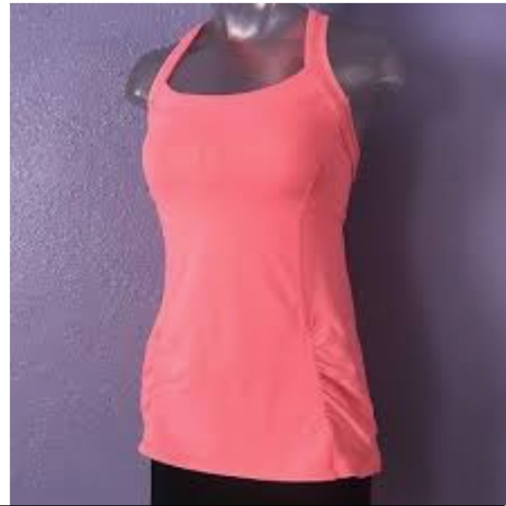 Athleta Peace of Mind Bra Inset Cami Light Coral - Picture 2 of 8